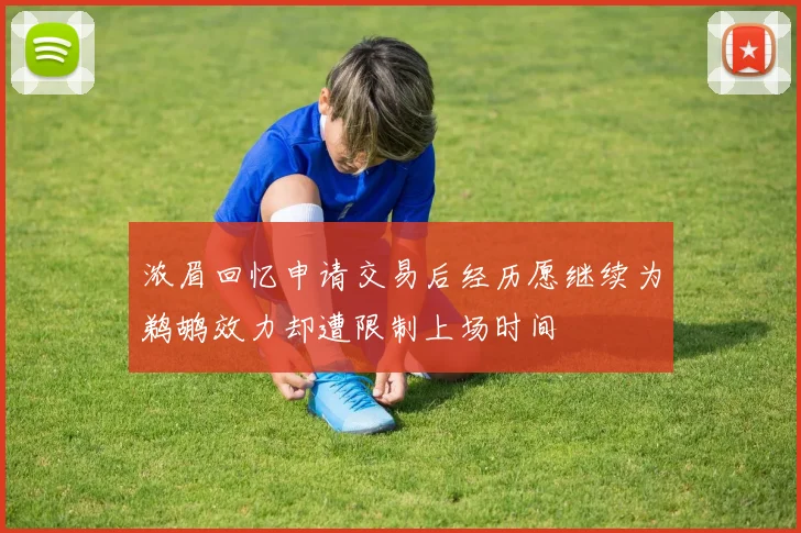 浓眉回忆申请交易后经历愿继续为鹈鹕效力却遭限制上场时间